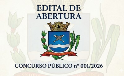 Edital de Abertura Concurso Público nº 001/2026