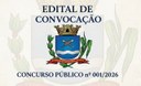 Edital de Homologação das Inscrições e Convocação - Concurso Público nº 001/2026