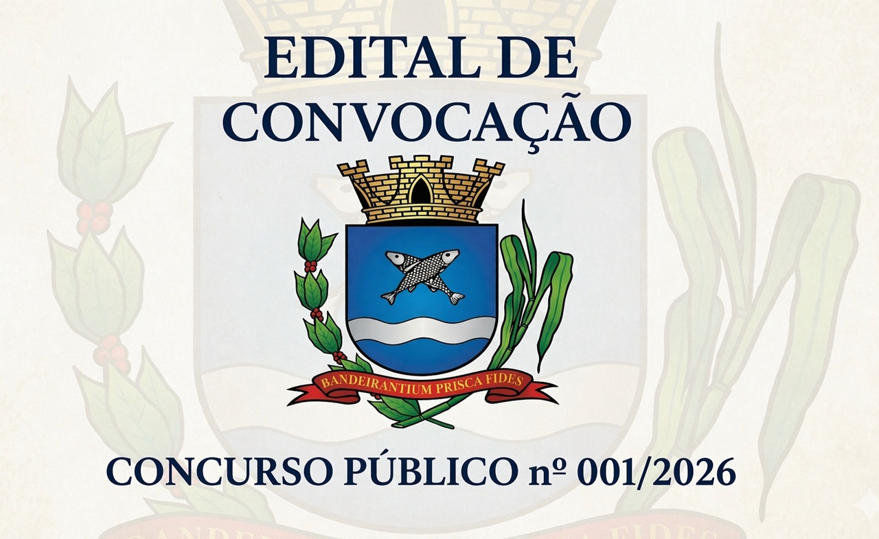 Edital de Homologação das Inscrições e Convocação - Concurso Público nº 001/2026